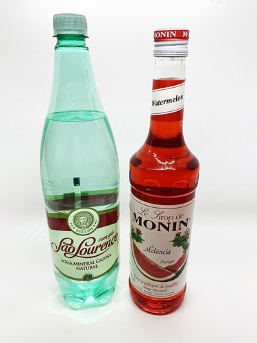 Combo Soda Italiana - Água Com Gás + Xarope Monin Melancia 0