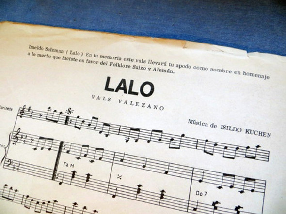 Lalo Isildo Kuchen Partitura Vals Valezano 1