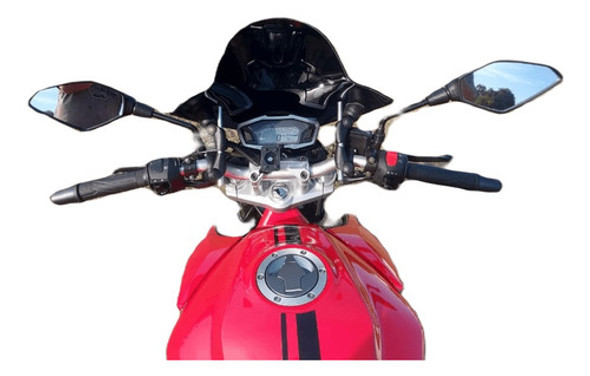 Parabrisa Moto Guerrero Gr6 300 Zanella Rz3 Soporte Nylon 0
