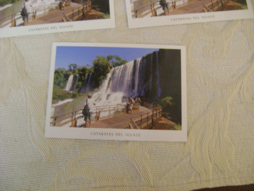 3 Postales Cataratas Del Iguazu  Sin Escrituras Excelentes 0