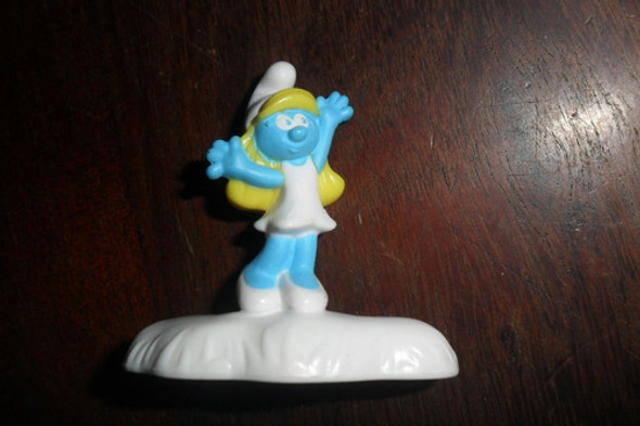 Pitufina Pitufa Pitufo Figura Juguete Muñeco Miniatura 0