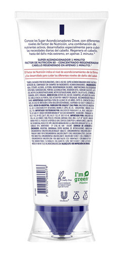 Super Acondicionador Dove 1 Min - Fact Nutrición 80 X 170 Ml 1