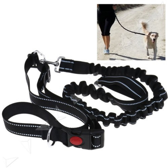 1 X Gratis Perro Elástico Ajustable Mano Fuerte Llevar Cintu 0