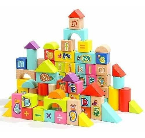 Bloques Madera Abecedario 100 Pzas Top Bright Cadaques Kids 1