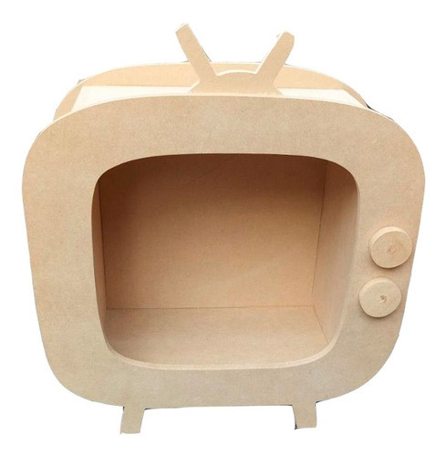 Tv Televisor Fibrofacil Juego Chicos Deco Candy Bar Estante 1