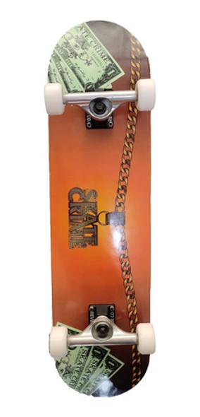 Skate Crime Montado Profissional Maple Roda 53mm 101a Abec 7 0 Skate Crime Montado Profissional Maple Roda 53mm 101a Abec 7 0