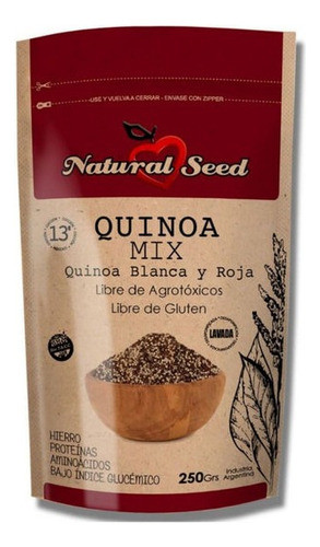 Semillas De Quinoa Mix Natural Seed X250g 0