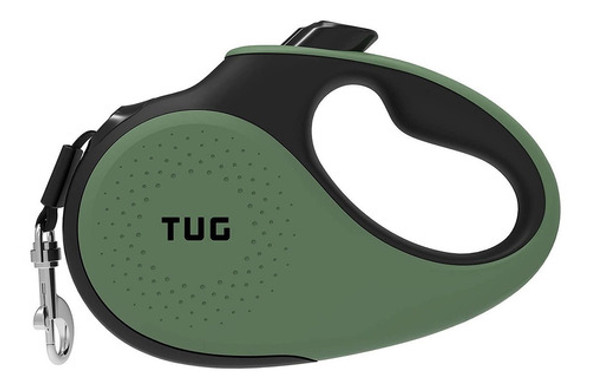 Correa Retractil Para Pasear Perros Tug Verde Medium 0