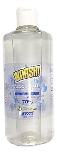 Frasco Com 500ml Antisséptico Álcool Gel 70% Radiex Waash! 0