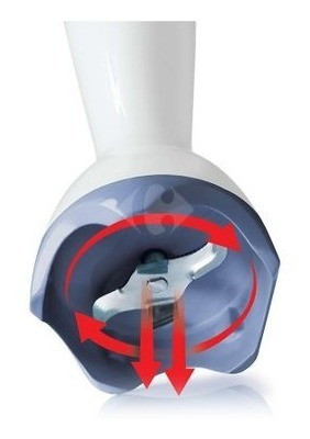 Cuchilla Brazo Pie De Mixer Minipimer Philips Hr1361 1