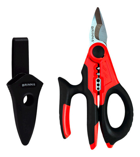 Tijera Electricista Pelacable Corta H/80mm Brinna Acero 0