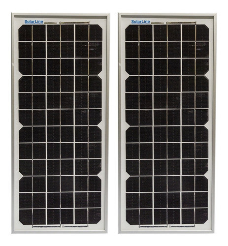 2x Panel Solar 10wp Policristalino P/ Boyero Electrificador 0
