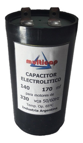 Capacitor De Arranque 140-170 Mf 330vac 0
