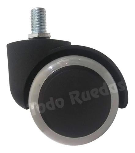 5 Ruedas Para Silla De Oficina Sillon No Marcan Rosca 3/8 1
