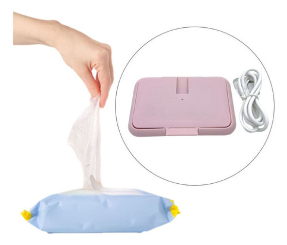 Dispensador De Toalhas Rosa Para Lenços Umedecidos 1