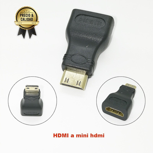 Adaptador Hdmi Hembra A Mini Hdmi Macho Go Pro Ad9 1