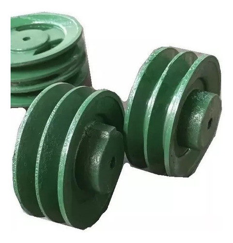 Polea De Fundición 2 Canal Cc80 0