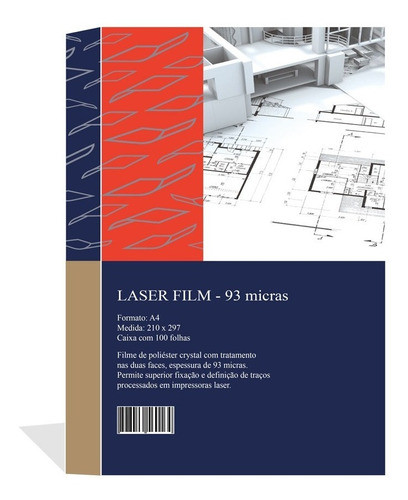 Laser Film Opaco Para Fotolito Serigrafia A4 C/100 0