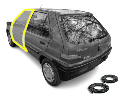 Juego De Burletes De Puerta Peugeot 106 3p El Par 0