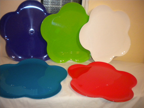 Bandejas Plasticas Form Flor Ideales Tortas X 3 Unidades 1