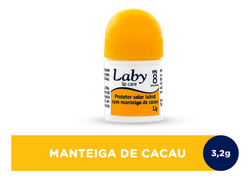 Laby Manteiga De Cacau Fps8 Push Pull 3,2g Kit Com 15 1