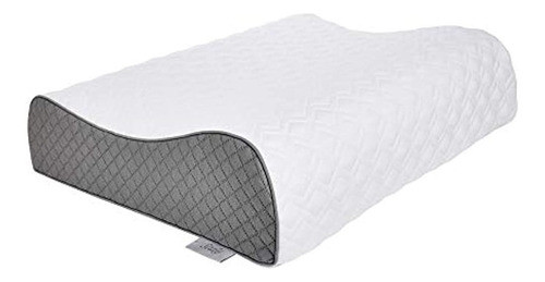 Sealy Memory Foam Contour Pillow, Estándar, Blanco 1