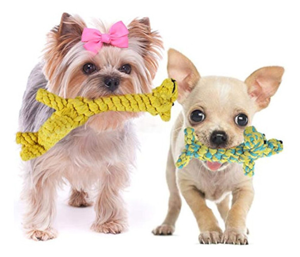 2 Algodón Cuerda Nudo Juguetes Para Perros Limpieza De Dient 0 2 Algodón Cuerda Nudo Juguetes Para Perros Limpieza De Dient 0