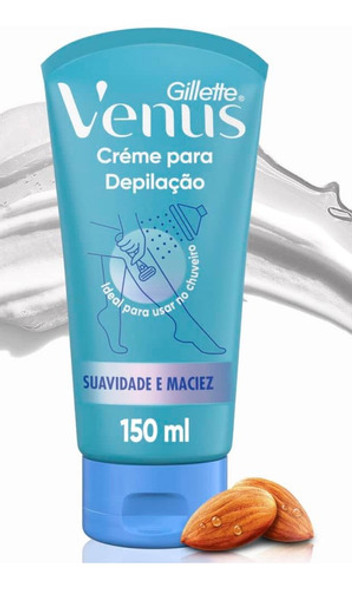 Creme Para Depilação Venus Gillete - No Banho Pele Lisinha 0
