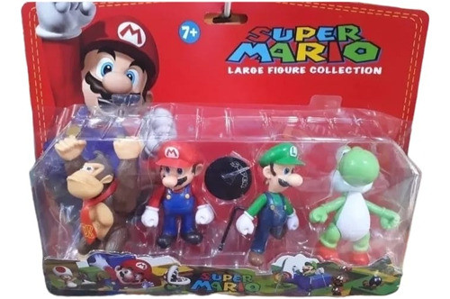 Muñecos Super Mario - Set X 4 Personajes 0