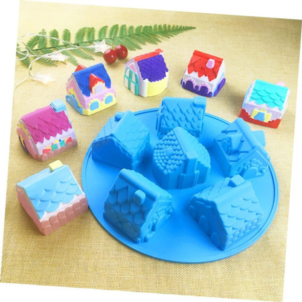 Moldes De Silicona Casitas Forma Casas Antiadherente Torta 1