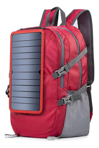 Eceen Mochila Solar Mochila De Viaje Ligera Plegable Con Car 0