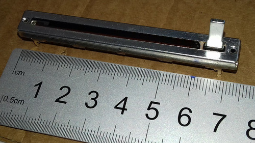 5 X Ci Potenciometro Deslizante B10k Percurs 60mm Total 73mm 0