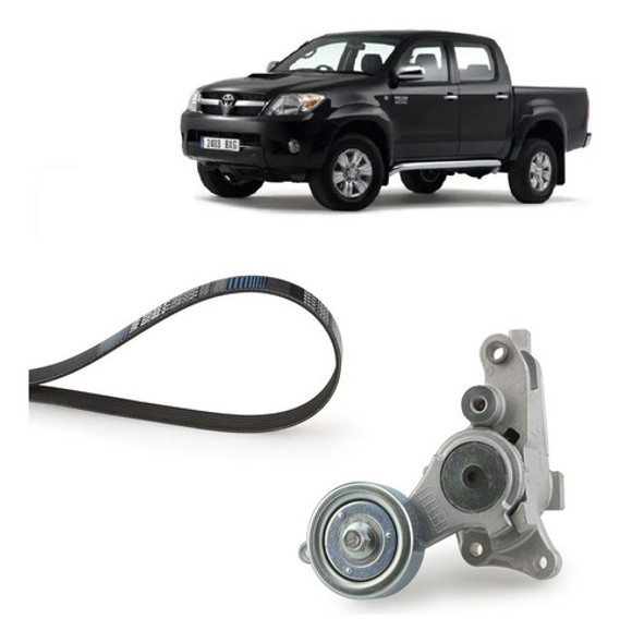 Kit Tensor Y Correa Poly V Toyota Hilux 3.0 D4d 2005-2015 0