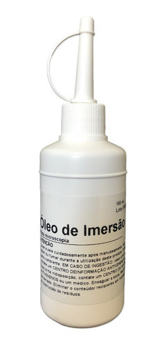 Óleo De Imersão Para Lâminas De Microscópio Laborclin 100 Ml 0