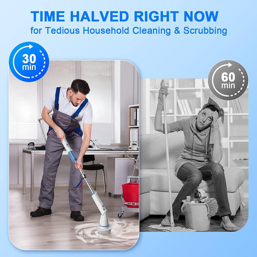 Depurador De Centrifugado Eléctrico, Iezfix Cepillo De Limpi 1