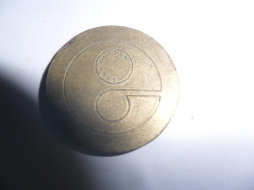 Entel Cm Sin Numerar Cospel Ficha Telefonica Bronce Telefono 1