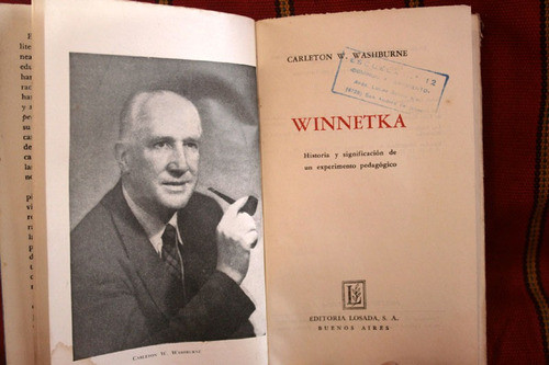 Winnetka, Historia De Un Experimento Pedagógico, Washburne 1