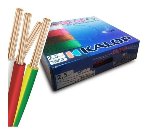 Cable Unipolar Kalop Normalizado Iram 10mm Cat.5 X 50 Metros 1