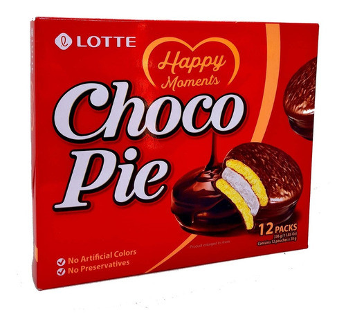 Galletitas Cubiertas De Chocolate Choco Pie 336 Gr. 0