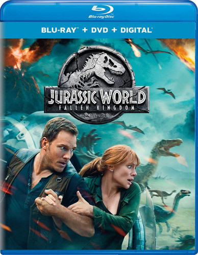 Jurassic World: El Reino Caido Combo Blu-ray + Dvd Original 0