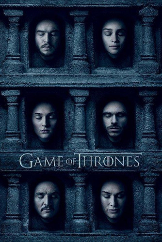 Poster Importado De La Serie Game Of Thrones - Hall Of Faces 0
