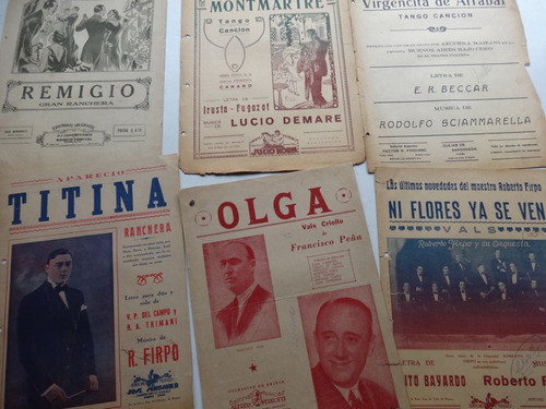 Partitura Tango Antiguo Irusta Firpo Ranchera Vals Musica 0