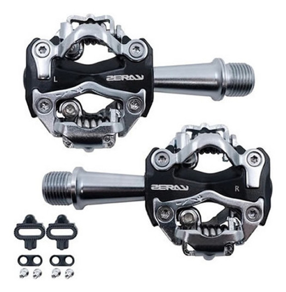 Pedales Automáticos Ciclismo Zeray Zp-108s Mtb + Calas 0