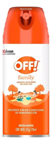 Off!! Repelente Espray Envases Familiar 131g 0