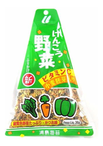 Tempero Furikake Kenkou Yasai Legumes Urashima 30g - Nature 0