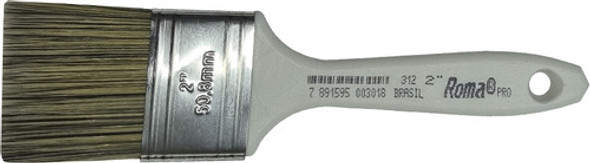 Pincel Cerda Sintética Gris 2'' 50mm Roma Pro 12 Pinceles 1