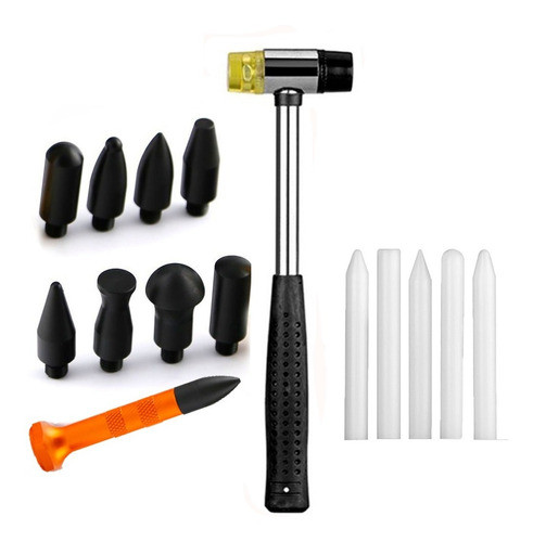 Kit Martillo Punzón Puntero Sacabollo Elimina Abolladuras 0