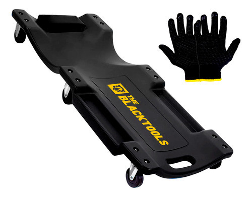 Carrinho P/ Mecânico 150kg 6 Rodas C/ Encosto + Brinde 0