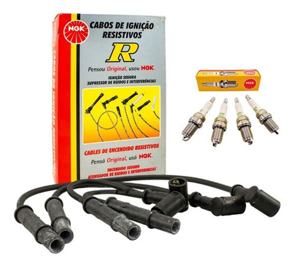 Kit Cables+bujias Ngk Renault Logan Sandero Symbol 1.6 8v K7 0
