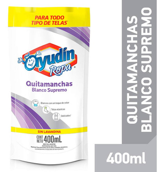 Pack X 16 Unid Quitamancha  Blanco Sup 400 Cc Ayudin Aditiv 0